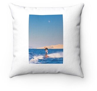 Wakeboarder Pillow - Throw Custom Cover Gift Idea Room Decor