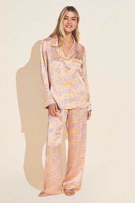 Inez Washable Silk Printed Long PJ Set-AA