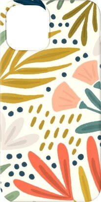 Custom Iphone Cases: Henrietta Floral - Light Phone Case, Slim Case, Matte, Iphone 11, Multicolor