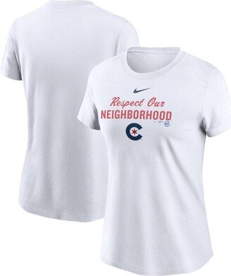 Women's White Chicago Cubs City Connect T-shirt