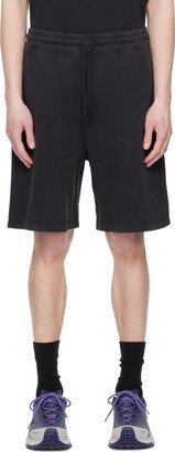 Black Drawstring Shorts-AC