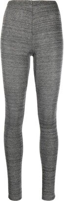 MARANT ÉTOILE Ribbed-Knit High-Waist Leggings