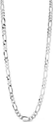 Yield Of Men Silver 11Mm Figaro Chain Necklace