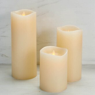 Flameless Wax Pillar Candles