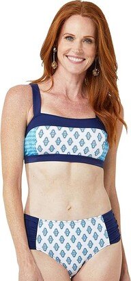 Seascape Bikini Top (Multicolored) Women's Swimwear
