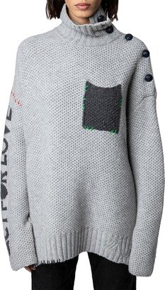 Alma Rc Pocket Cashmere Sweater