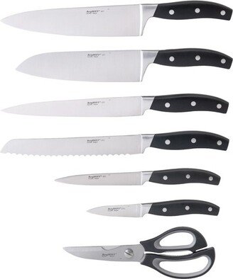 All-In-One 7Pc Forged Knife Set, ABS Handle With Triple Rivet