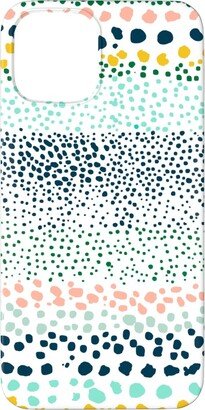 Custom Iphone Cases: Little Textured Dots - Multi Phone Case, Slim Case, Matte, Iphone 11 Pro Max, Multicolor