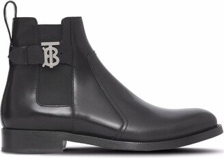 Luke monogram-motif Chelsea boots