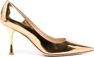 Metallic-Effect 85mm Pumps