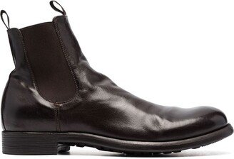 Polished-Leather Chelsea Boots-AA