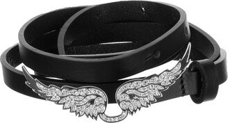 Wings-Buckle Embellished Belt