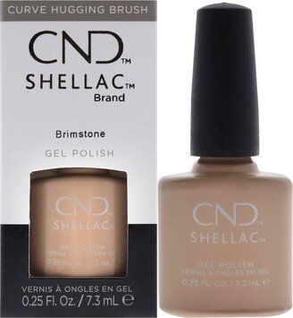 Shellac Nail Color - Brimstone by for Women - 0.25 oz Nail Polish