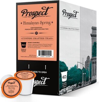 Prospect Tea Co Prospect Tea Himalayan Spring Peach Infused Oolong Tea Pods Keurig 2.0, 40 Count