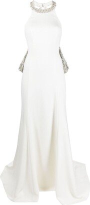 Parlor Pearl-Embellished Wedding Gown