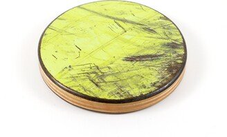 Round Drink Coaster Made From Broken Skateboards