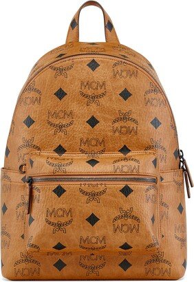 Medium Stark Visetos Coated Canvas Backpack