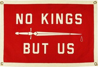 No Kings But Us Camp Flag United By Blue X True Hand Society Oxford Pennant Original