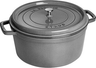 Cast Iron 13.25-qt Round Cocotte - Graphite Grey