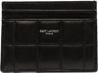 Logo-Stamp Quilted Card Holder