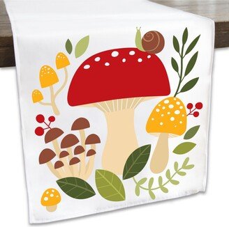 Big Dot Of Happiness Wild Mushrooms Toadstool Party Dining Tabletop Decor Cloth Table Runner 13 x 70
