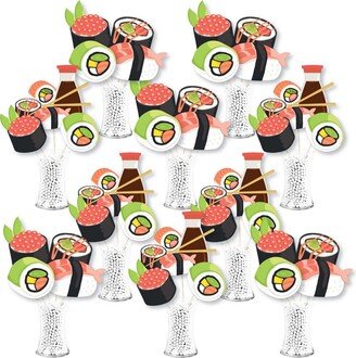 Big Dot Of Happiness Let's Roll - Sushi - Japanese Centerpiece Sticks Showstopper Table Toppers 35 Pc