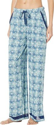 Cool Comfy PJ Pants (Snowfall Plaid Print) Women's Pajama