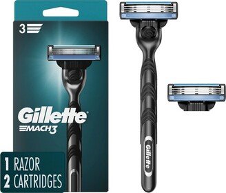 Mach3 Men's Razor + 2 Razor Blade Refills