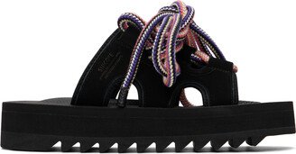 Black Ray-ab Sandals