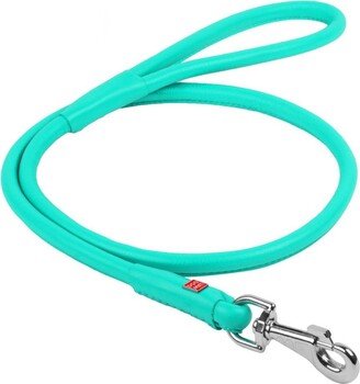 Waudog Glamour genuine leather dog leash, rolled