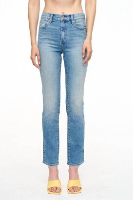 Monroe High Rise Jean In Hula Vintage Wash