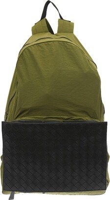 Woven Front Backpack
