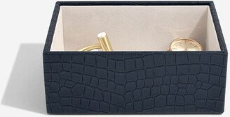 Stackers Mini Deep Open Tray Navy Croc