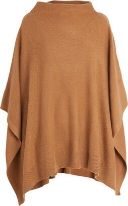 Cashmere Funnel Neck Poncho