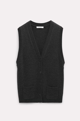 Merino cashmere sweater vest