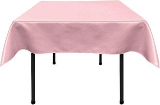 Polyester Bridal Satin Table Tablecloth | Pink,, Choose