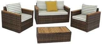 Sunnydaze Kenmare 4-Piece Patio Furniture Set