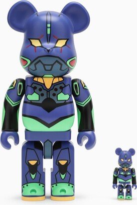 Bearbrick 100%+400% Evangelion Eva 01