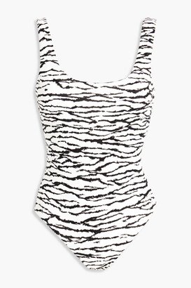 Croatia tiger-print swimsuit