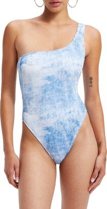 Always Fits Tie Dye One-Shoulder One-Piece Swimsuit