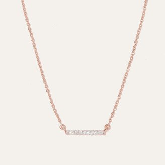 Diamond Bar Necklace