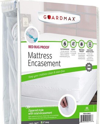 Guardmax Waterproof Mattress Protector Encasement with Zipper