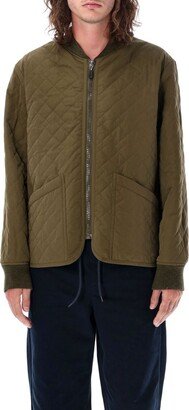 Quilted Bomber Jacket