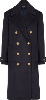 Double-Breasted Wool Coat-AL