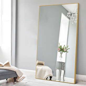 Neutypechic Modern Glam Large Full-length Floor Wall Mirror