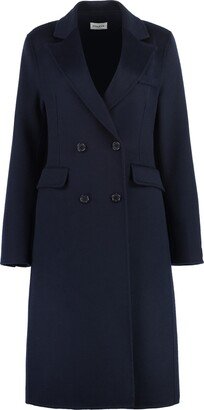 Double-breasted Wool Coat-AH