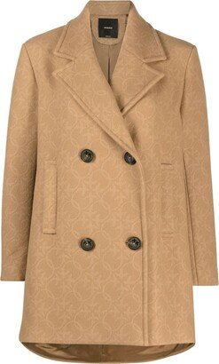 Double-Breasted Wool-Blend Coat-AD