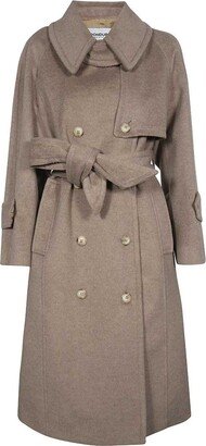 Double-breasted Wool Coat-BX