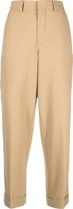 Auckley pressed-crease tailored trousers