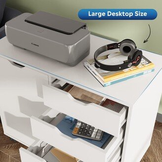 5-Drawer Mobile Storage Cabinet for Home Office